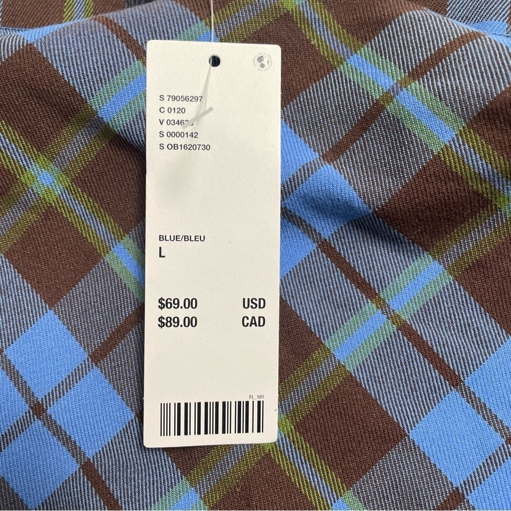 NWT URBAN OUTFITTERS plaid low rise mini skirt - Picture 3 of 7